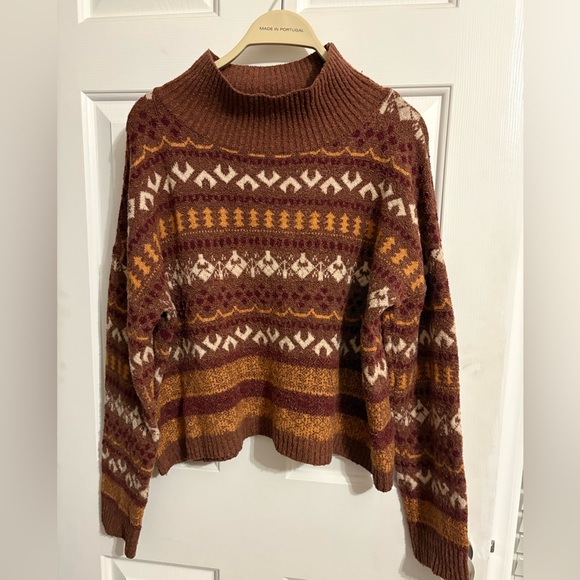 sugar Moon Sweaters - Sugar Moon Cozy Autumnal Turtleneck Sweater. High neck Size L